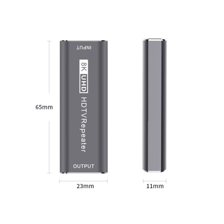 JUNSUNMAY 8K 30m Adaptador HDMI Amplificador de señal Extensor de repetidor HDMI (Azul) - B1