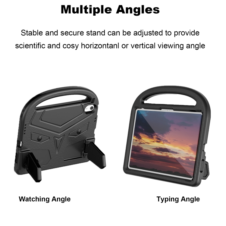 For iPad 10th Gen 10.9 2022 Sparrow Style Shockproof Kickstand EVA Tablet Case(Black) For iPad 10th Gen 10.9 2022 Sparrow Style Shockproof Kickstand EVA Tablet Case(Black)