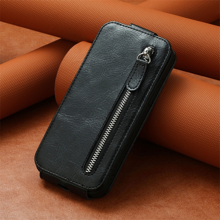 For Samsung Galaxy S23 5G Zipper Wallet Vertical Flip Leather Phone Case(Black) For Samsung Galaxy S23 5G Zipper Wallet Vertical Flip Leather Phone Case(Black)
