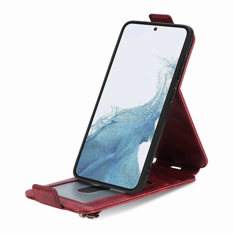For Samsung Galaxy S23 Ultra 5G Zipper Wallet Vertical Flip Leather Phone Case(Red) For Samsung Galaxy S23 Ultra 5G Zipper Wallet Vertical Flip Leather Phone Case(Red)