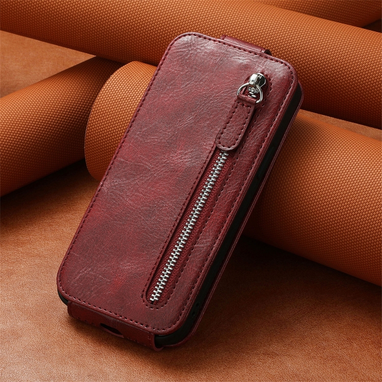 For Samsung Galaxy S23 Ultra 5G Zipper Wallet Vertical Flip Leather Phone Case(Red) For Samsung Galaxy S23 Ultra 5G Zipper Wallet Vertical Flip Leather Phone Case(Red)