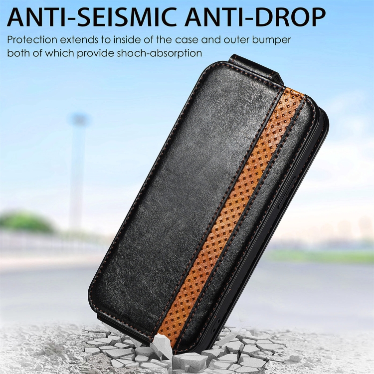 For Samsung Galaxy S23+ 5G Splicing Wallet Card Holder Vertical Flip Leather Phone Case(Black) For Samsung Galaxy S23+ 5G Splicing Wallet Card Holder Vertical Flip Leather Phone Case(Black)