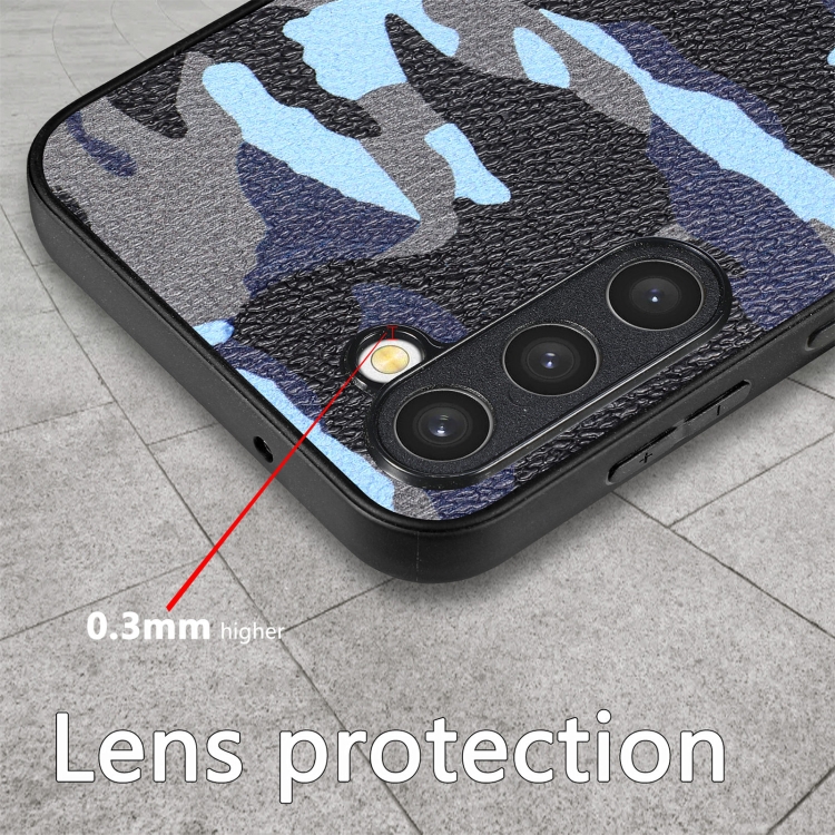For Samsung Galaxy S23+ 5G Camouflage Leather Back Cover Phone Case(Yellow) For Samsung Galaxy S23+ 5G Camouflage Leather Back Cover Phone Case(Yellow)