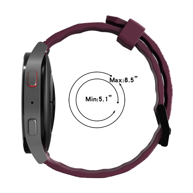 For Samsung Galaxy Watch Active 44mm 20mm Football Pattern Solid