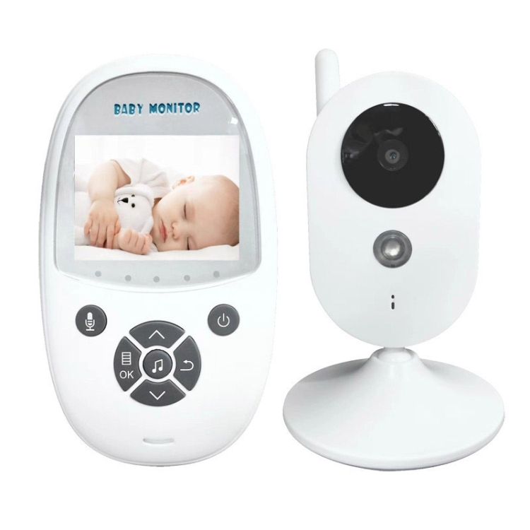 ZR302 2.4GHz Video digital Smart Baby Monitor Cámara de visión nocturna, reproductor de música, función de intercomunicador bidireccional (enchufe de la UE) - B1