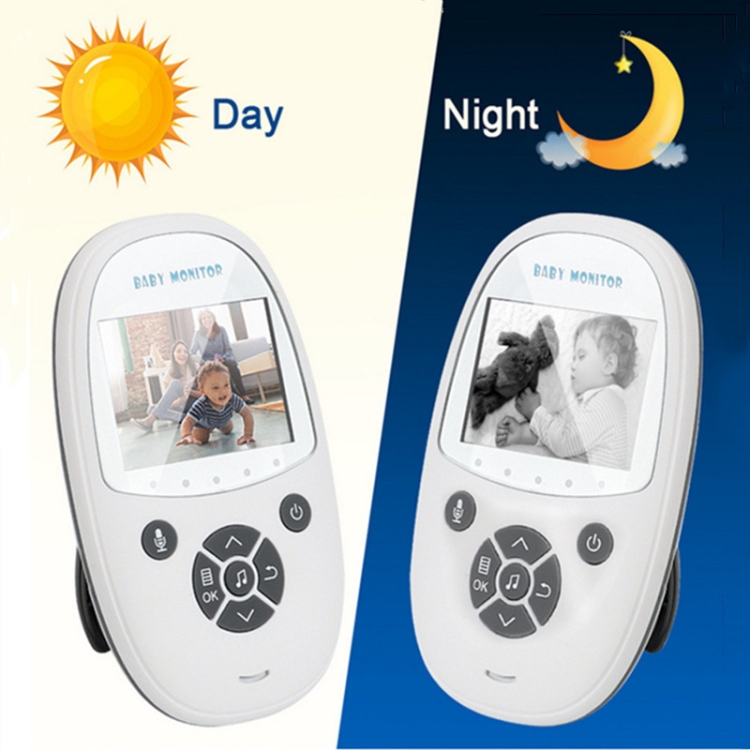 ZR302 2.4GHz Video digital Smart Baby Monitor Cámara de visión nocturna, reproductor de música, función de intercomunicador bidireccional (enchufe de la UE) - B6