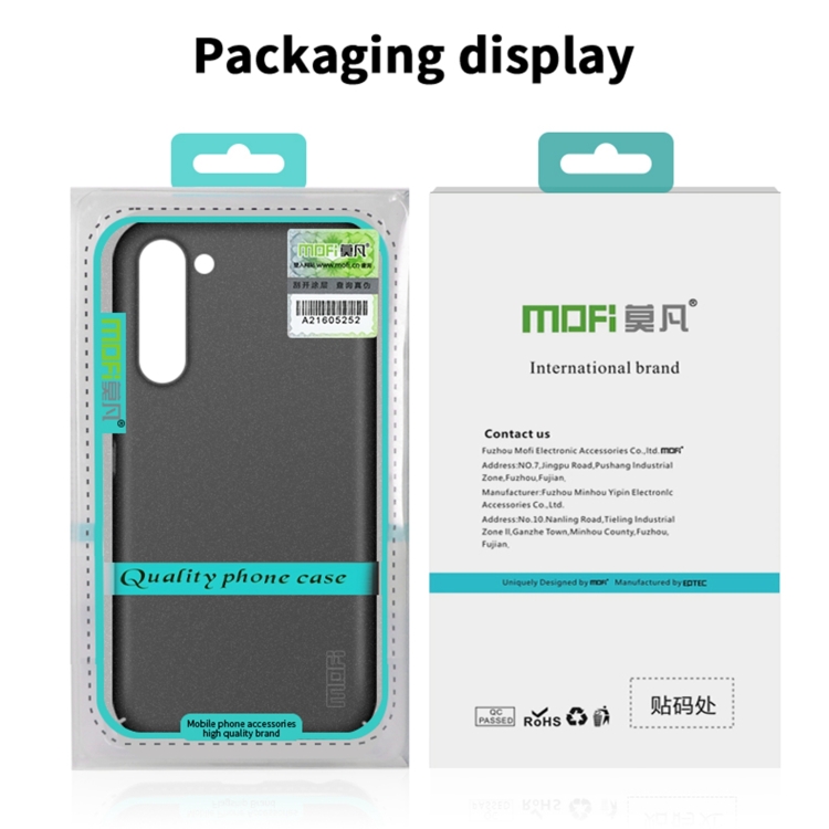 For Samsung Galaxy S23+ 5G MOFI Fandun Series Frosted Ultra-thin PC Hard Phone Case(Black) For Samsung Galaxy S23+ 5G MOFI Fandun Series Frosted Ultra-thin PC Hard Phone Case(Black)