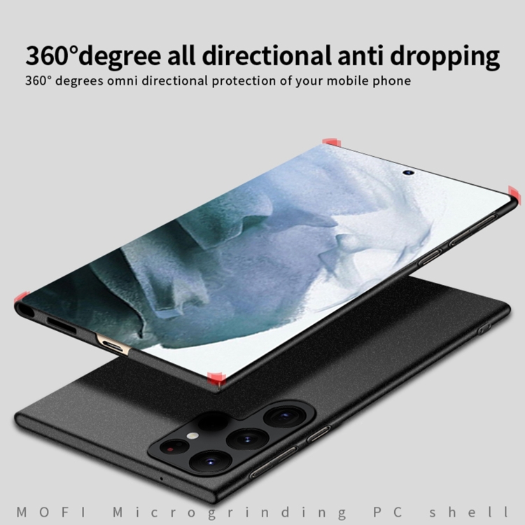 For Samsung Galaxy S23 Ultra 5G MOFI Fandun Series Frosted Ultra-thin PC Hard Phone Case(Black) For Samsung Galaxy S23 Ultra 5G MOFI Fandun Series Frosted Ultra-thin PC Hard Phone Case(Black)