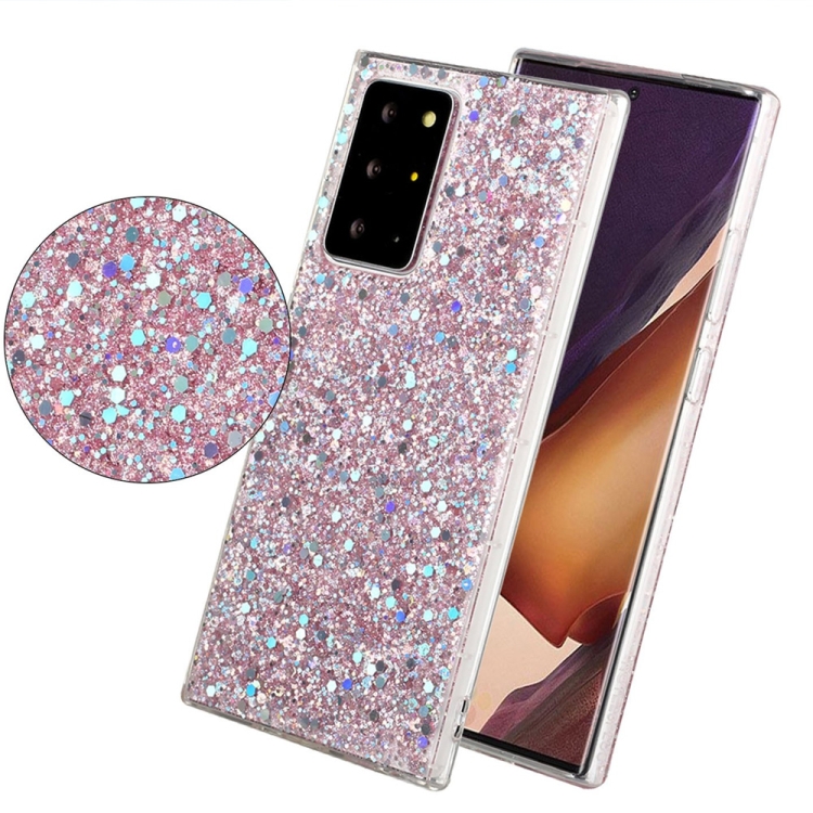 For Samsung Galaxy S21 5G Glitter Sequins Epoxy TPU Phone Case(Pink) For Samsung Galaxy S21 5G Glitter Sequins Epoxy TPU Phone Case(Pink)