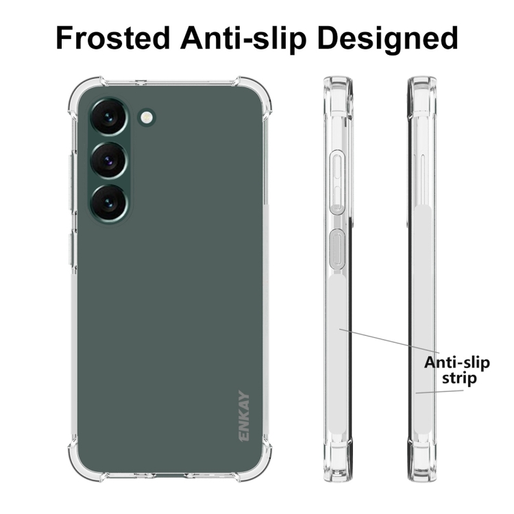 For Samsung Galaxy S23+ 5G ENKAY Hat-Prince Clear TPU Shockproof Phone Case For Samsung Galaxy S23+ 5G ENKAY Hat-Prince Clear TPU Shockproof Phone Case