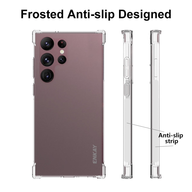 For Samsung Galaxy S23 Ultra 5G ENKAY Hat-Prince Clear TPU Shockproof Phone Case For Samsung Galaxy S23 Ultra 5G ENKAY Hat-Prince Clear TPU Shockproof Phone Case