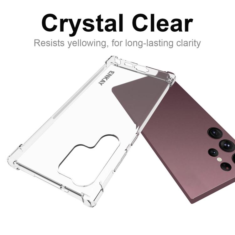 For Samsung Galaxy S23 Ultra 5G ENKAY Hat-Prince Clear TPU Shockproof Phone Case For Samsung Galaxy S23 Ultra 5G ENKAY Hat-Prince Clear TPU Shockproof Phone Case
