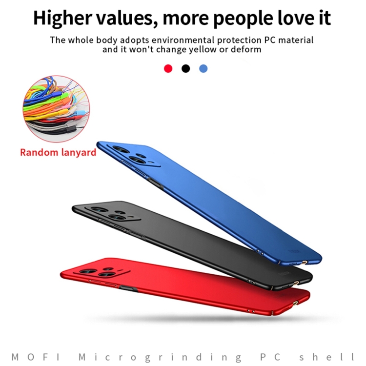 For Xiaomi Redmi Note 12 Pro+ MOFI Micro Frosted PC Ultra-thin Hard Case(Red) - 6