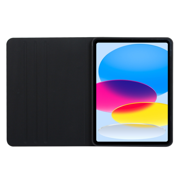 For iPad 10th Gen 10.9 2022 ENKAY PC Back Cover Smart Leather Tablet Case with Pen Slot & Holder(Black) For iPad 10th Gen 10.9 2022 ENKAY PC Back Cover Smart Leather Tablet Case with Pen Slot & Holder(Black)