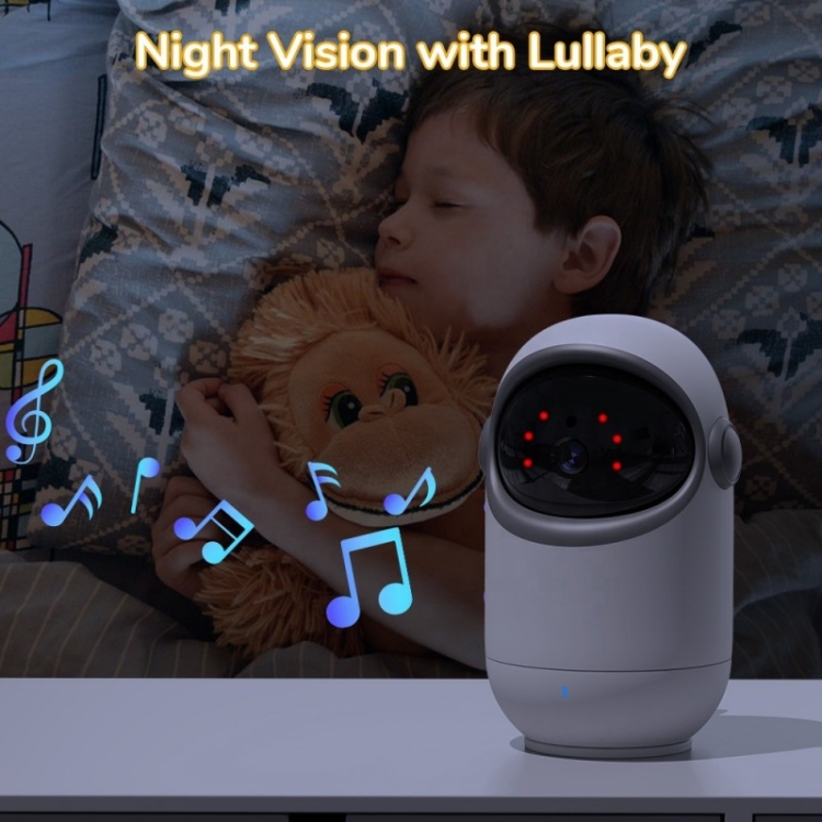 VB802 Cámara giratoria de video digital inalámbrica con monitor de bebé de 3,2 pulgadas (enchufe AU) - B5