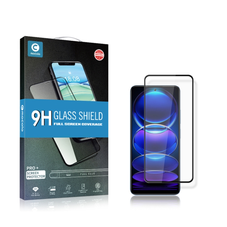 Protector Cristal Templado Completo 5D Full Glue Negro compatible con  Xiaomi Redmi Note 12 Pro 4G Vidrio