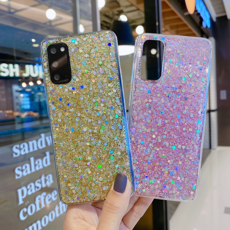 For Samsung Galaxy S23+ 5G Glitter Glitter Drop Glue TPU Phone Case(Blue) For Samsung Galaxy S23+ 5G Glitter Glitter Drop Glue TPU Phone Case(Blue)