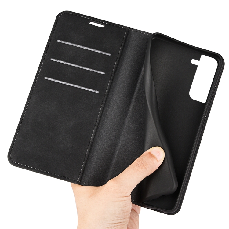 For Samsung Galaxy S23+ 5G Retro-skin Magnetic Suction Leather Phone Case(Black) For Samsung Galaxy S23+ 5G Retro-skin Magnetic Suction Leather Phone Case(Black)