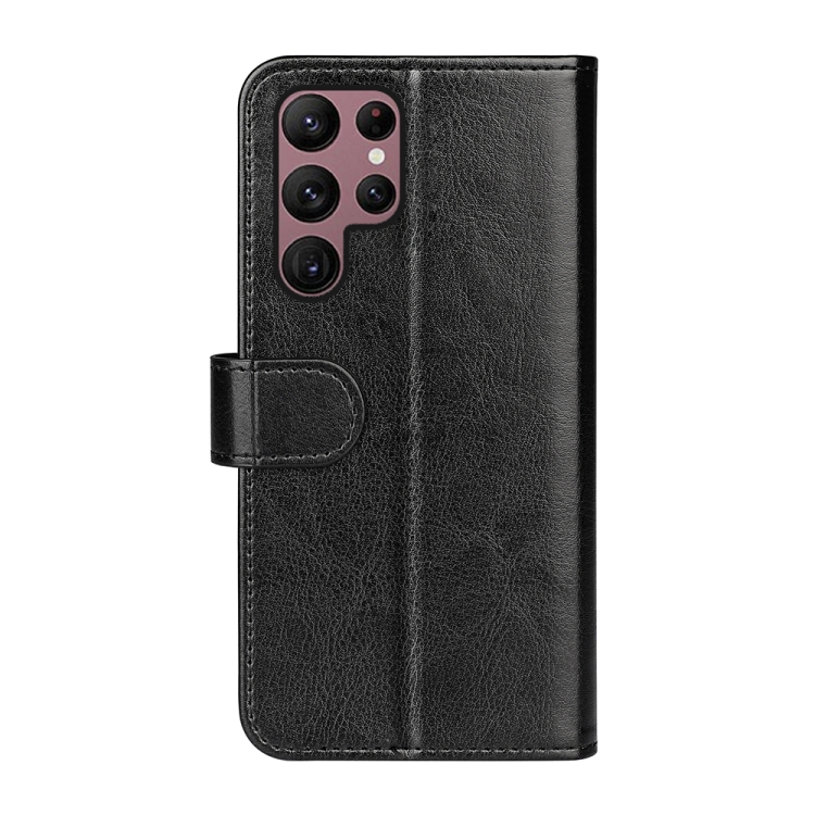 For Samsung Galaxy S23 Ultra 5G R64 Texture Leather Phone Case(Black) For Samsung Galaxy S23 Ultra 5G R64 Texture Leather Phone Case(Black)