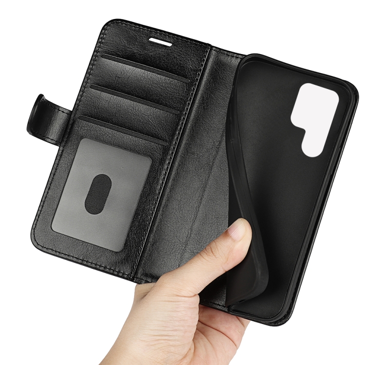 For Samsung Galaxy S23 Ultra 5G R64 Texture Leather Phone Case(Black) For Samsung Galaxy S23 Ultra 5G R64 Texture Leather Phone Case(Black)