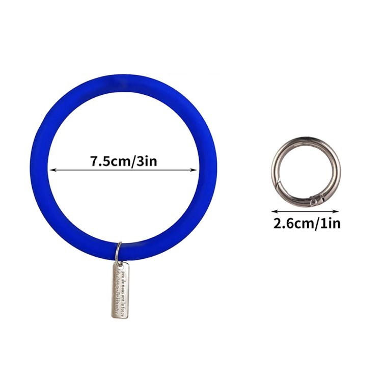 JUNSUNMAY Silicone Bracelet Mobile Phone Lanyard Loop Anti-lost Wrist Rope Universal for Phone Case(White) JUNSUNMAY Silicone Bracelet Mobile Phone Lanyard Loop Anti-lost Wrist Rope Universal for Phone Case(White)