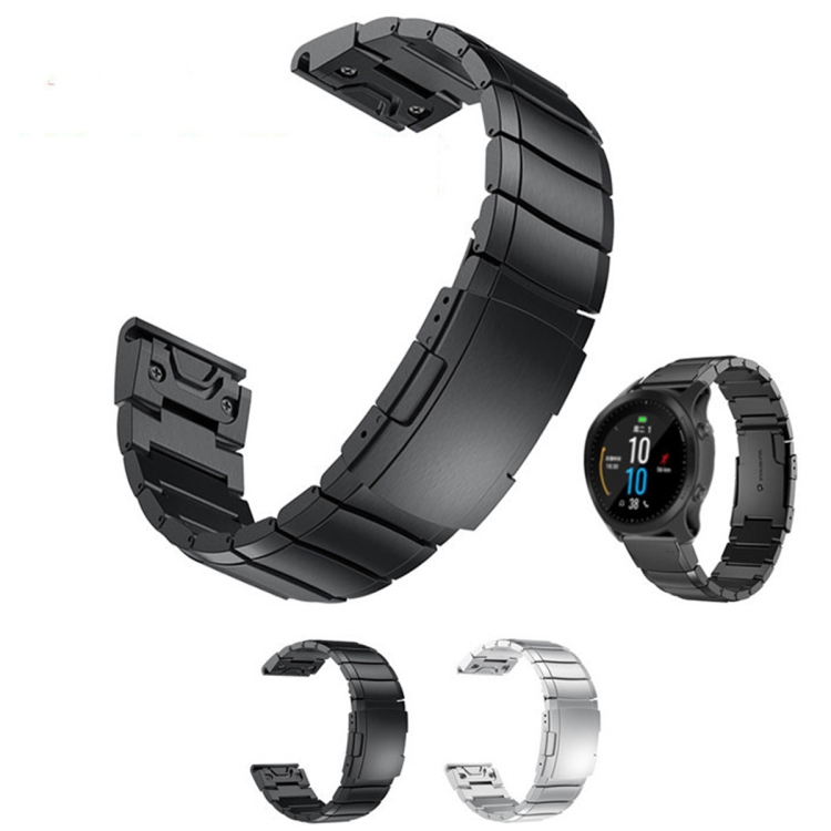 Bracelet acier Garmin Fenix 3 (noir) 