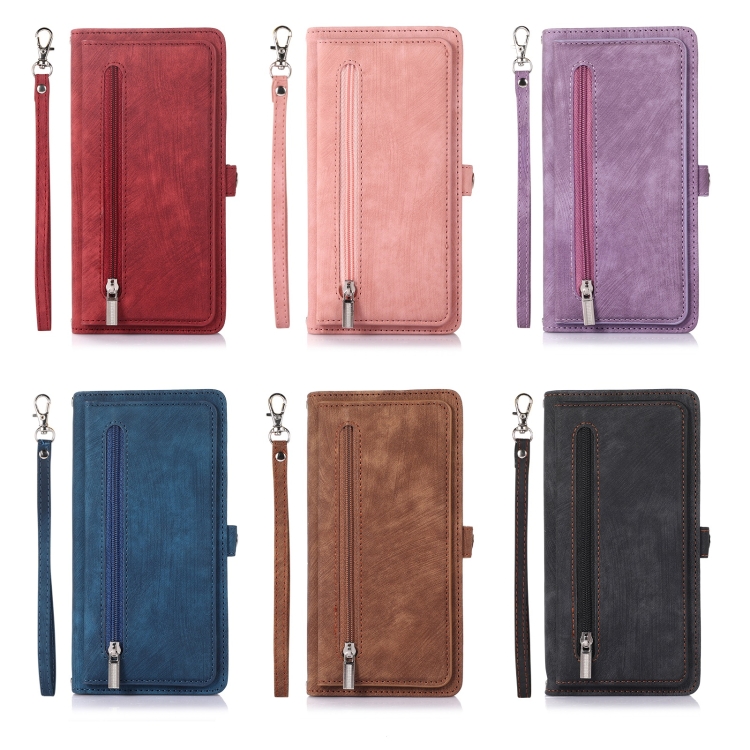 For Samsung Galaxy S23 5G Zipper Card Slot Buckle Wallet Leather Phone Case(Black) For Samsung Galaxy S23 5G Zipper Card Slot Buckle Wallet Leather Phone Case(Black)