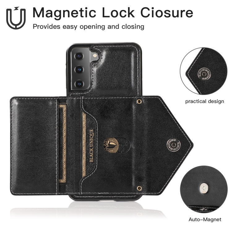 For Samsung Galaxy S23+ 5G Cross-body Wallet Card Bag Leather Phone Case(Black) For Samsung Galaxy S23+ 5G Cross-body Wallet Card Bag Leather Phone Case(Black)