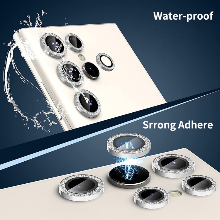For Samsung Galaxy S23 Ultra 5G ENKAY 9H Rear Camera Lens Glitter Aluminium Alloy Ring Tempered Glass Film(Black) For Samsung Galaxy S23 Ultra 5G ENKAY 9H Rear Camera Lens Glitter Aluminium Alloy Ring Tempered Glass Film(Black)