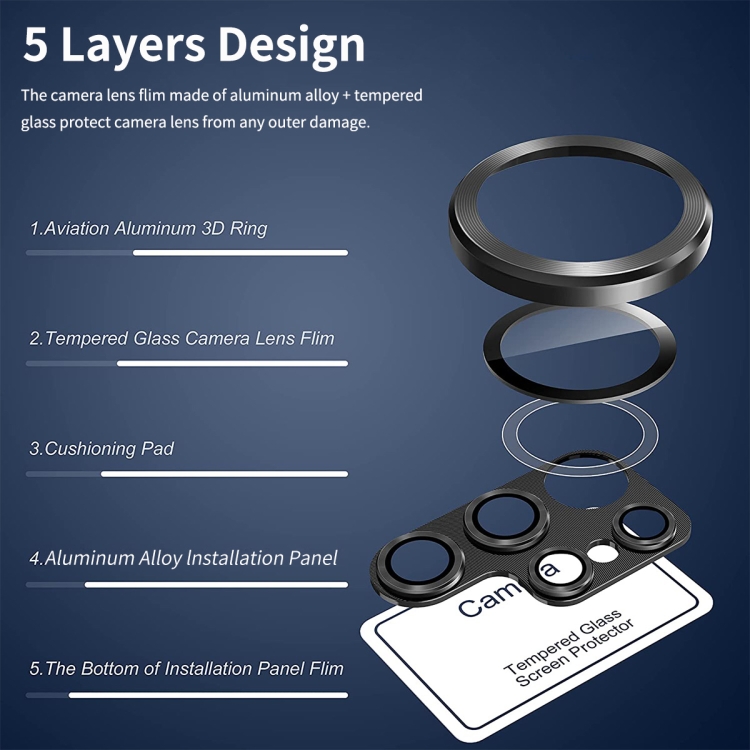 For Samsung Galaxy S22 Ultra ENKAY 9H Rear Camera Lens Aluminium Alloy Tempered Glass Film(Burgundy) For Samsung Galaxy S22 Ultra ENKAY 9H Rear Camera Lens Aluminium Alloy Tempered Glass Film(Burgundy)