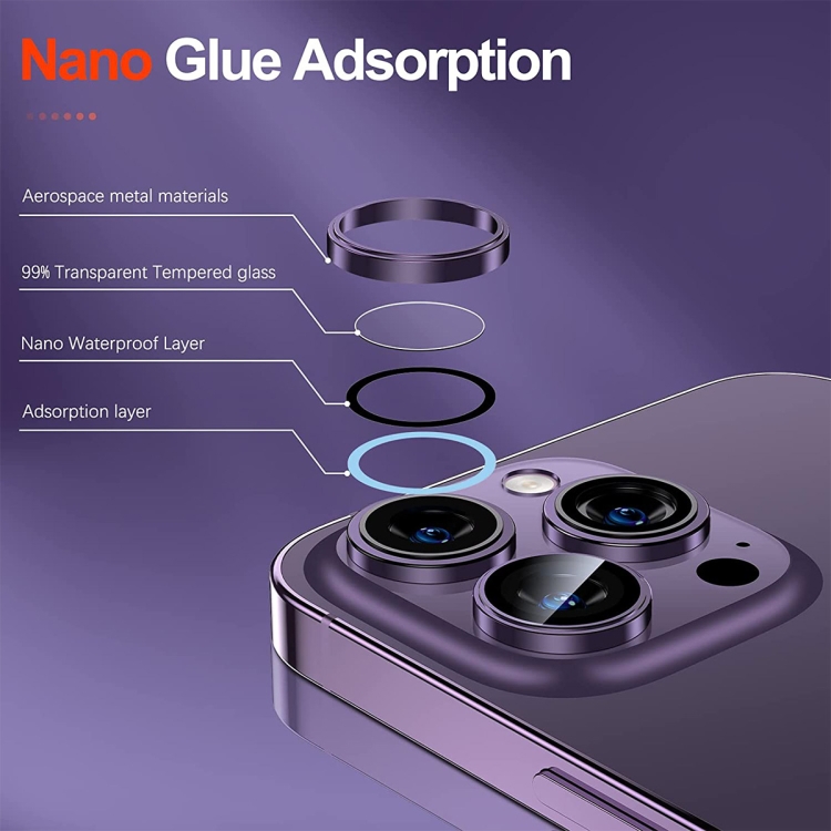 For iPhone 13 / 13 mini ENKAY AR Anti-reflection Camera Lens Glass Full Film(Pink) For iPhone 13 / 13 mini ENKAY AR Anti-reflection Camera Lens Glass Full Film(Pink)