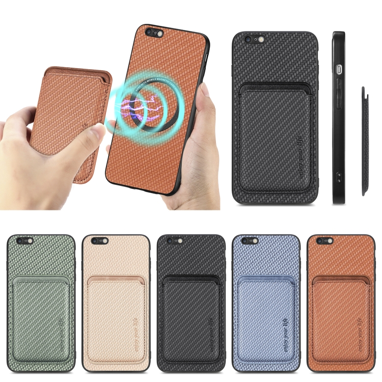 iPhone6用 カーボンカバー Carbon Fiber & Genuine Leather Case for iPhone 6 | Deff