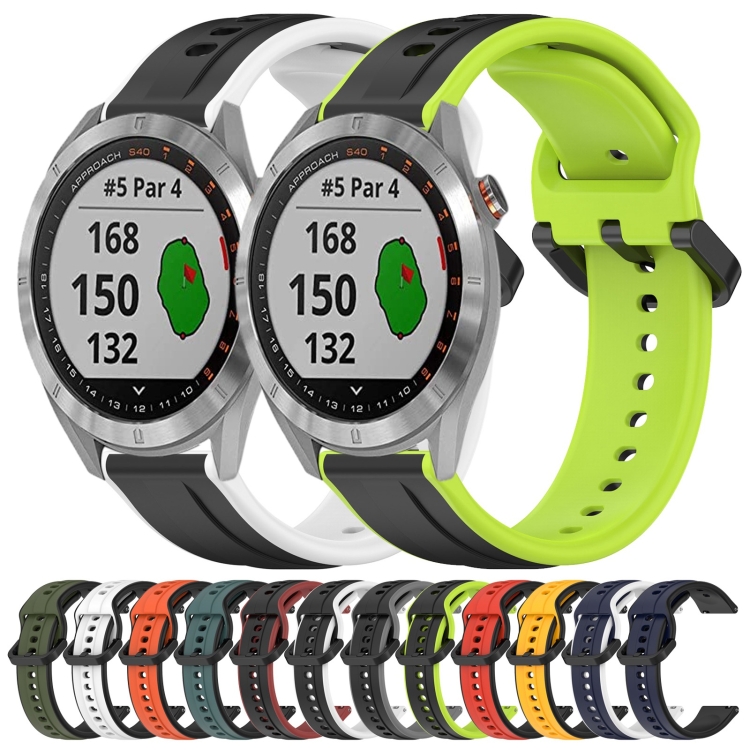 20 Mm Sicherheitsschlaufe Für Garmin Uhren – Silikon, Kompatibel Mit Vivoactive 3, Fenix 6S/5S Usw.