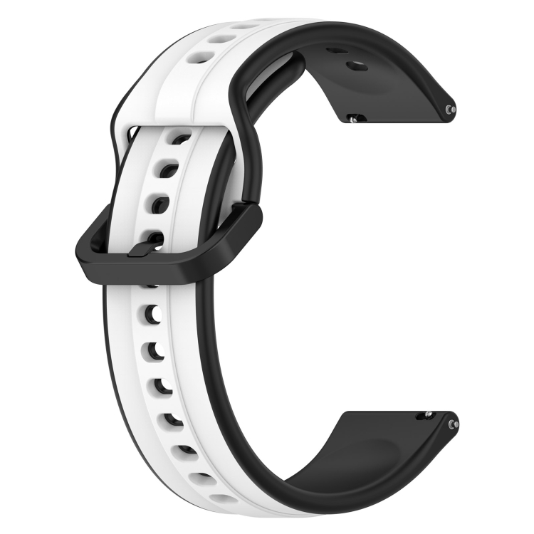 Para Amazfit GTS 2 Mini 20 mm Convex Loop Correa de reloj de silicona de dos