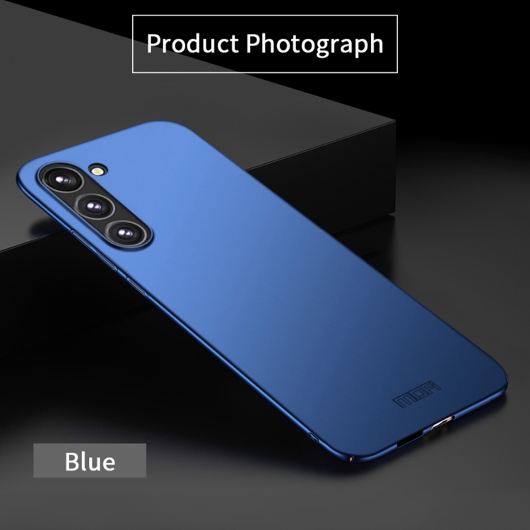 For Samsung Galaxy S24 5G MOFI Frosted PC Ultra-thin Hard Phone Case(Blue) For Samsung Galaxy S24 5G MOFI Frosted PC Ultra-thin Hard Phone Case(Blue)