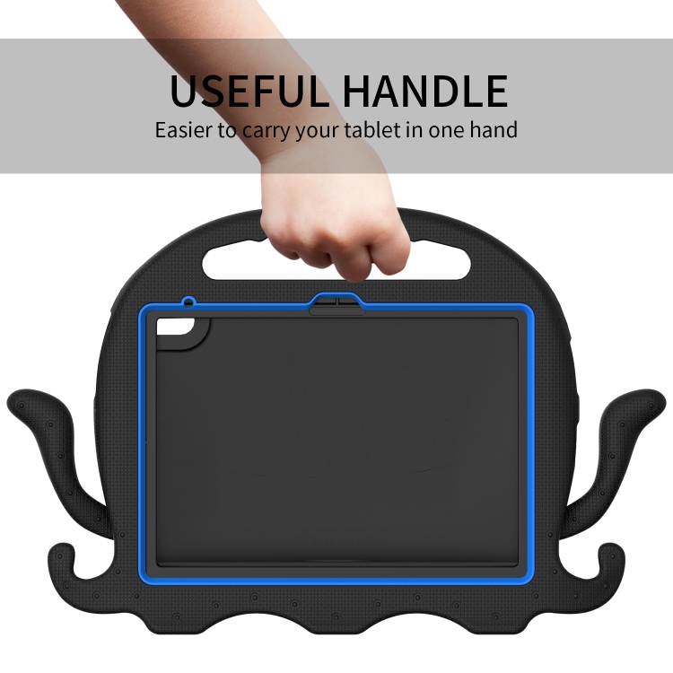 For iPad 10th Gen 10.9 2022 Octopus Style EVA + PC Tablet Case with Strap(Black) For iPad 10th Gen 10.9 2022 Octopus Style EVA + PC Tablet Case with Strap(Black)