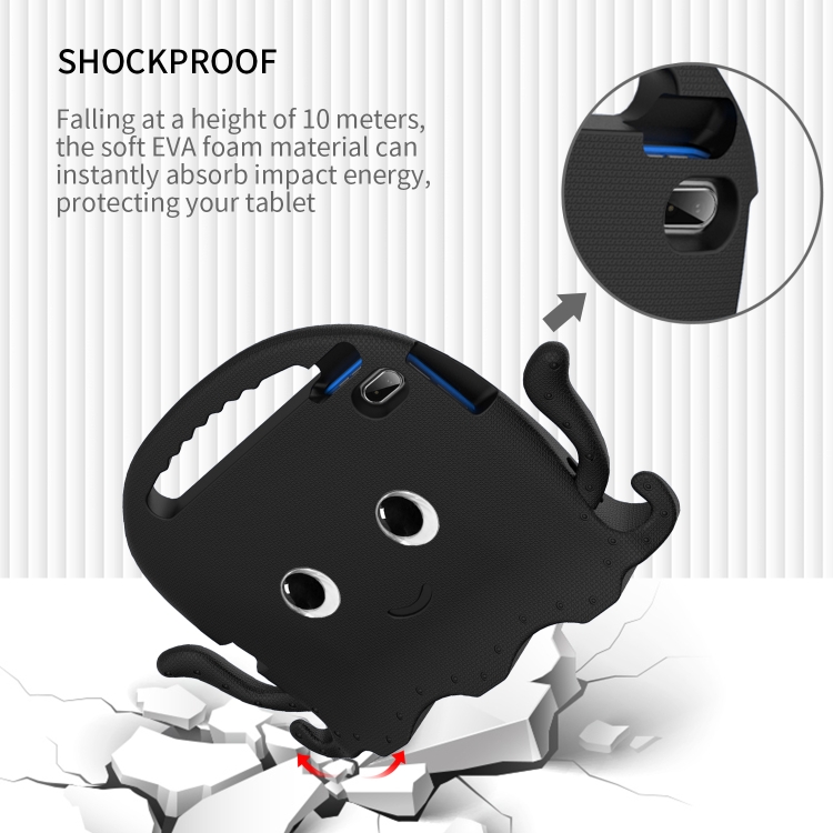 For iPad 10th Gen 10.9 2022 Octopus Style EVA + PC Tablet Case with Strap(Black) For iPad 10th Gen 10.9 2022 Octopus Style EVA + PC Tablet Case with Strap(Black)