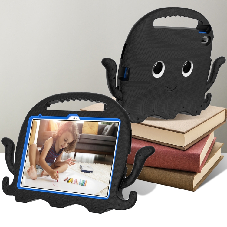 For iPad 10th Gen 10.9 2022 Octopus Style EVA + PC Tablet Case with Strap(Black) For iPad 10th Gen 10.9 2022 Octopus Style EVA + PC Tablet Case with Strap(Black)