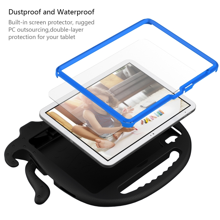 For iPad 10th Gen 10.9 2022 Octopus Style EVA + PC Tablet Case with Strap(Black) For iPad 10th Gen 10.9 2022 Octopus Style EVA + PC Tablet Case with Strap(Black)