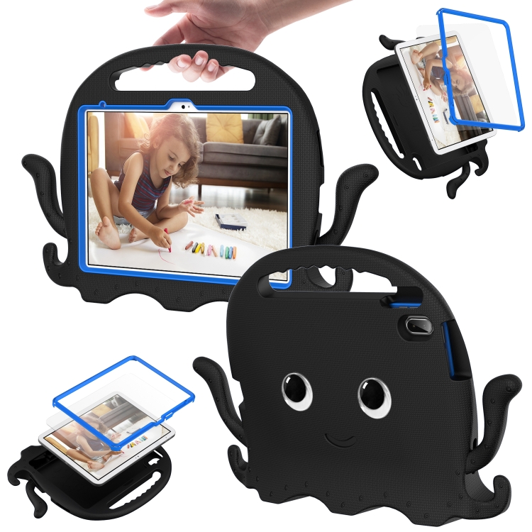 For iPad 10th Gen 10.9 2022 Octopus Style EVA + PC Tablet Case with Strap(Black) For iPad 10th Gen 10.9 2022 Octopus Style EVA + PC Tablet Case with Strap(Black)