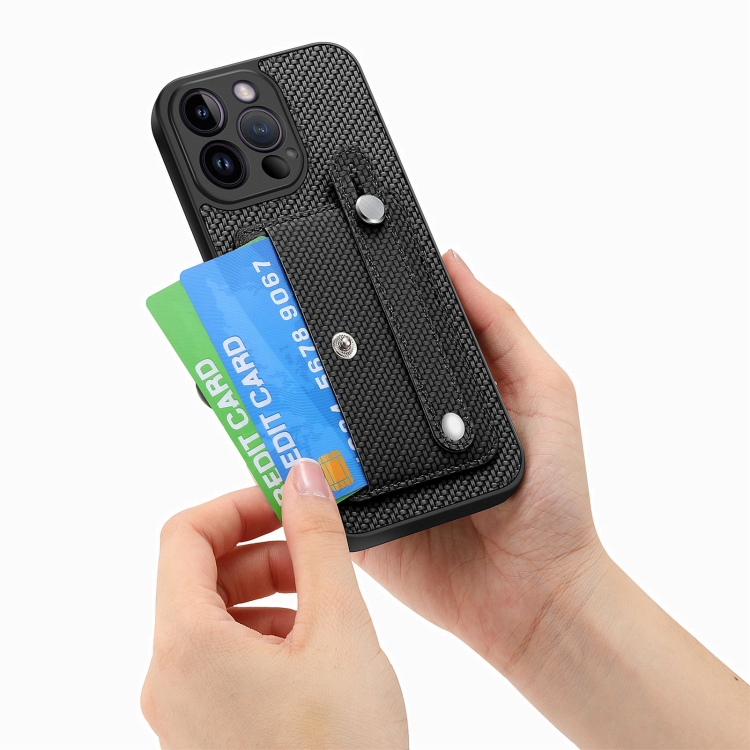 For iPhone 14 Pro Max Wristband Kickstand Card Wallet Back Cover Phone Case with Tool Knife(Black) For iPhone 14 Pro Max Wristband Kickstand Card Wallet Back Cover Phone Case with Tool Knife(Black)