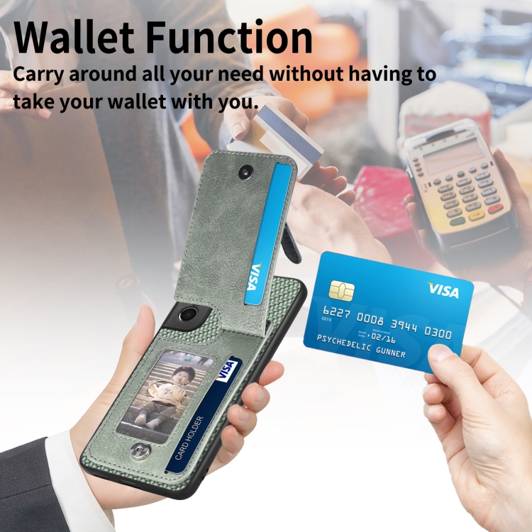 For Samsung Galaxy S21+ 5G Carbon Fiber Vertical Flip Zipper Wallet Phone Case(Black) For Samsung Galaxy S21+ 5G Carbon Fiber Vertical Flip Zipper Wallet Phone Case(Black)