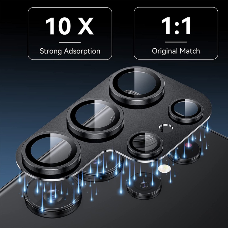 For Samsung Galaxy S23 Ultra 5G ENKAY Hat-Prince AR Anti-reflection Aluminium Alloy Tempered Glass Camera Lens Film(Black) For Samsung Galaxy S23 Ultra 5G ENKAY Hat-Prince AR Anti-reflection Aluminium Alloy Tempered Glass Camera Lens Film(Black)