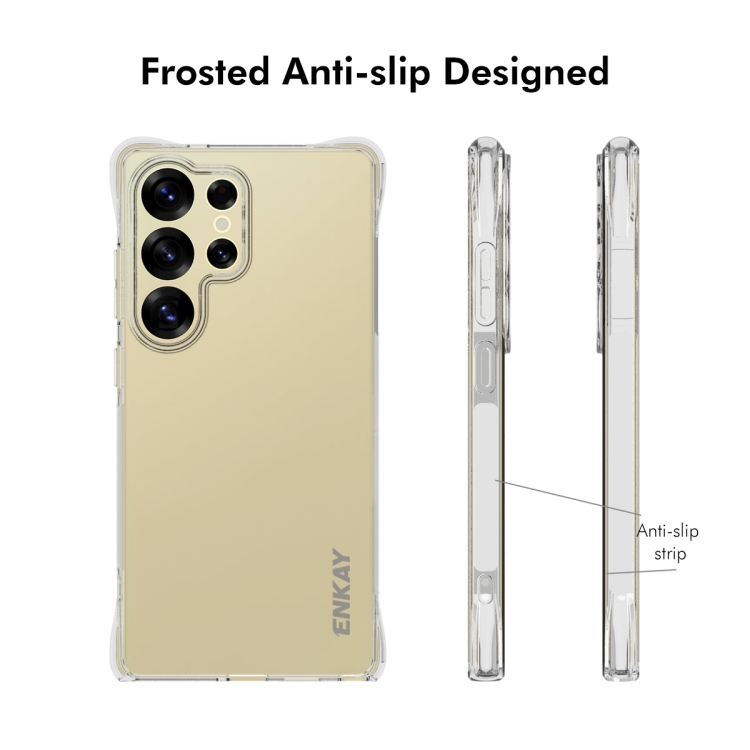 For Samsung Galaxy S25 Ultra 5G ENKAY Clear TPU Shockproof Anti-slip Phone Case For Samsung Galaxy S25 Ultra 5G ENKAY Clear TPU Shockproof Anti-slip Phone Case