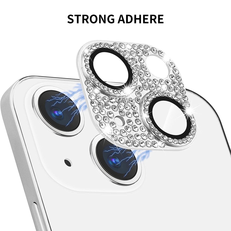 For iPhone 13 / 13 mini ENKAY Hat-Prince Blink Diamond Camera Lens Aluminium Alloy Tempered Glass Film(Pink) For iPhone 13 / 13 mini ENKAY Hat-Prince Blink Diamond Camera Lens Aluminium Alloy Tempered Glass Film(Pink)