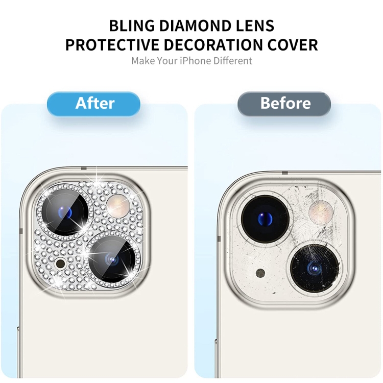 For iPhone 13 / 13 mini ENKAY Hat-Prince Blink Diamond Camera Lens Aluminium Alloy Tempered Glass Film(Pink) For iPhone 13 / 13 mini ENKAY Hat-Prince Blink Diamond Camera Lens Aluminium Alloy Tempered Glass Film(Pink)