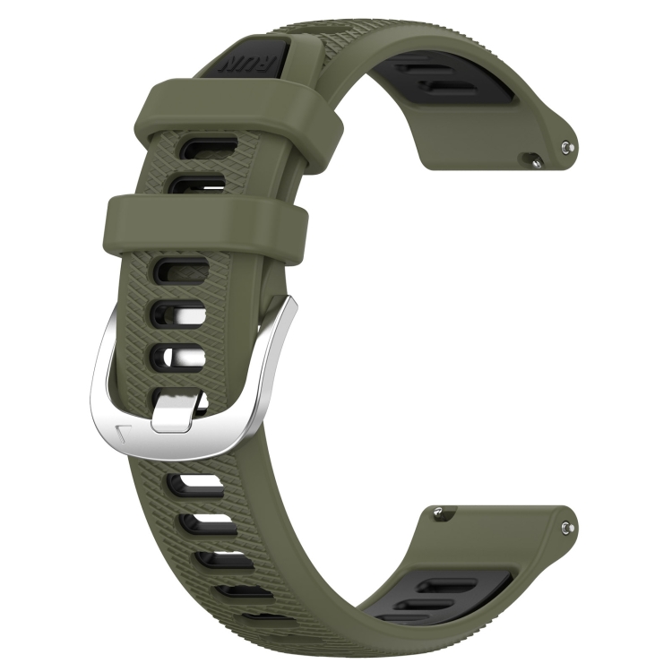 Bracelet en silicone à boucle convexe pour Garmin Forerunner 158