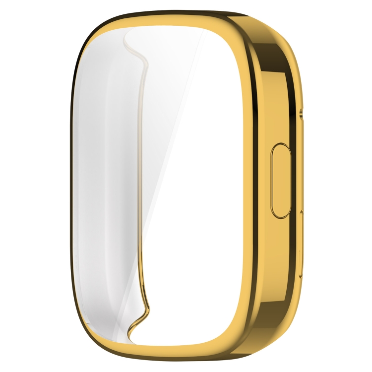 Para Redmi Watch 3 Lite TPU Estuche protector de reloj completamente  cerrado (Oro)
