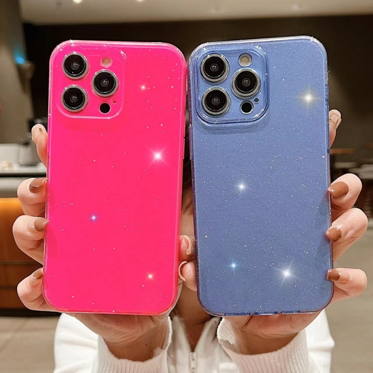 For iPhone SE 2022 / SE 2020 / 7 / 8 Jelly Glitter Solid Color TPU Phone Case(Black) For iPhone SE 2022 / SE 2020 / 7 / 8 Jelly Glitter Solid Color TPU Phone Case(Black)
