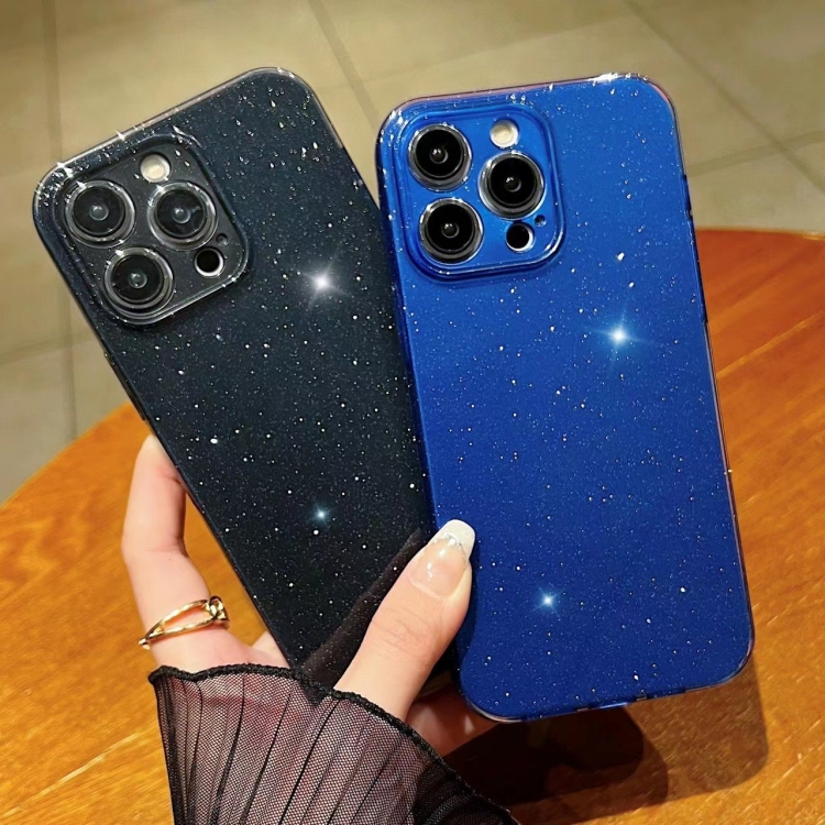 For iPhone 11 Pro Max Jelly Glitter Solid Color TPU Phone Case(Black) For iPhone 11 Pro Max Jelly Glitter Solid Color TPU Phone Case(Black)